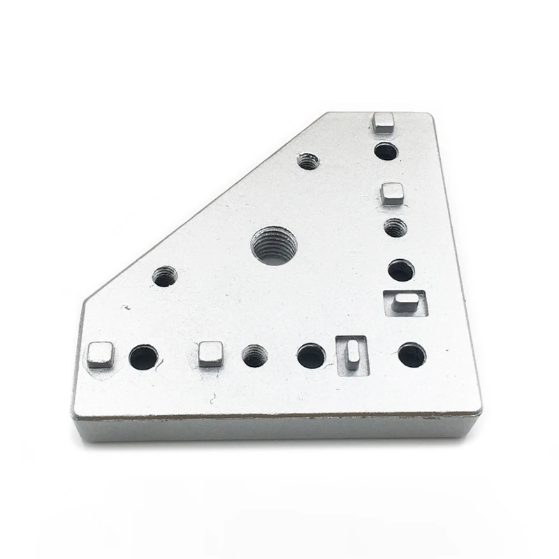 3030/4040 General lengthened end Face connecting Plate foot Shoe casters thickened Aluminum plate Support plate Corner bracket