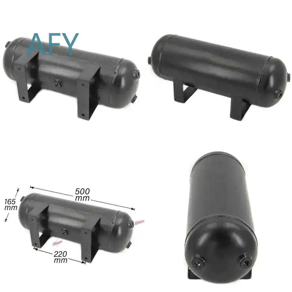 for General Purpose Pneumatic Air Suspension System for Vehicles Air Storage Tank 3 Gallon Aluminum Cylinder Tuned Vehicle