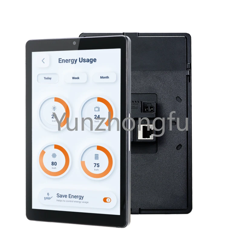 In Wall Touch Display RK3566 Android 11 Touch Screen Home Automation 8'' POE Smart Home Tablet Android