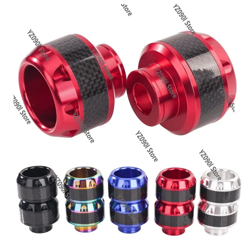 CNC Aluminum Alloy Front Fork Shock Absorber Guard Cup Anti-drop Decorative Cap For Offroad Motorcycle Mod Parts