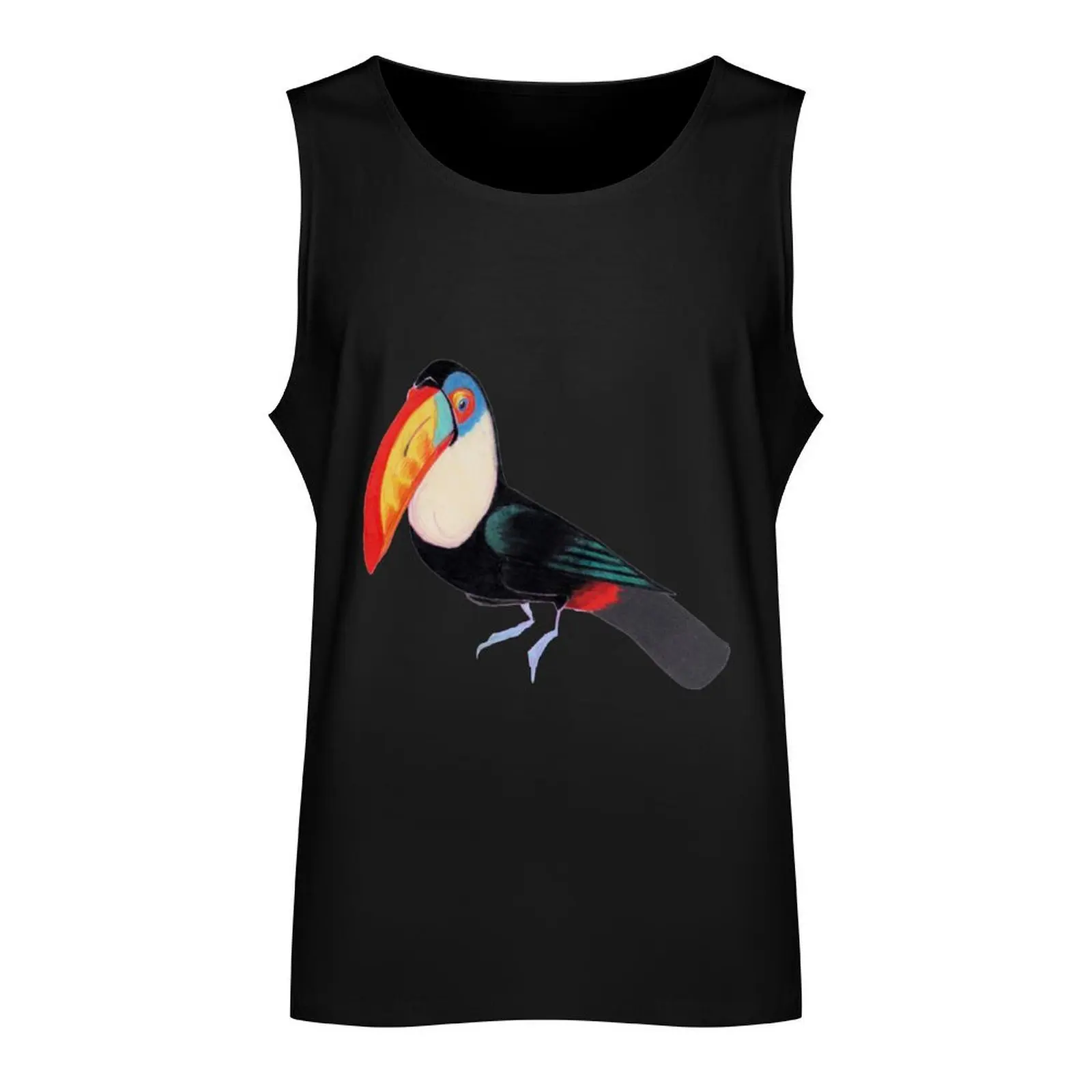 Toucan Tank Top tops Men's tops Working vest anime top