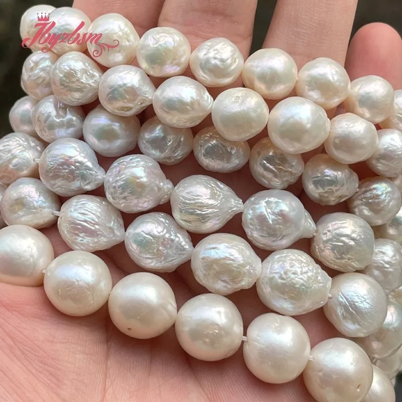 7-8/9-10/10-14mm Natural Freshwater Pearl Reborn Keshi Edsion Nearround Stone Beads 15 inch For DIY Jewelry Making Free shipping