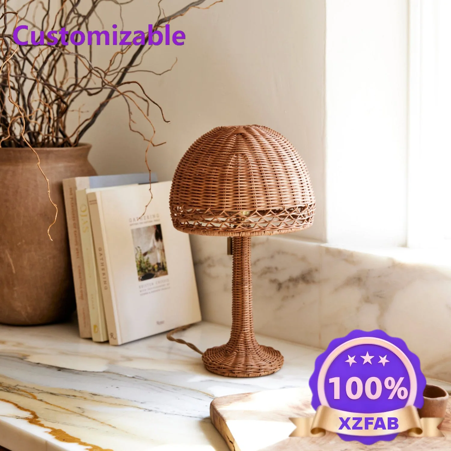 Factory Direct 2026 Chinese desk lamp light luxury high-end bedroom bedside retro zenlamp creative atmosphere high value bamboo