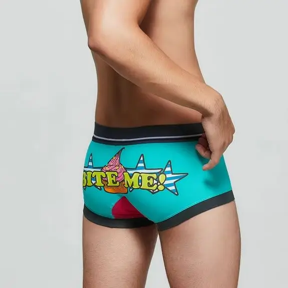

Fashion men's boxer underwear spot wholesale, cross-border printed letters fashion men's underwear