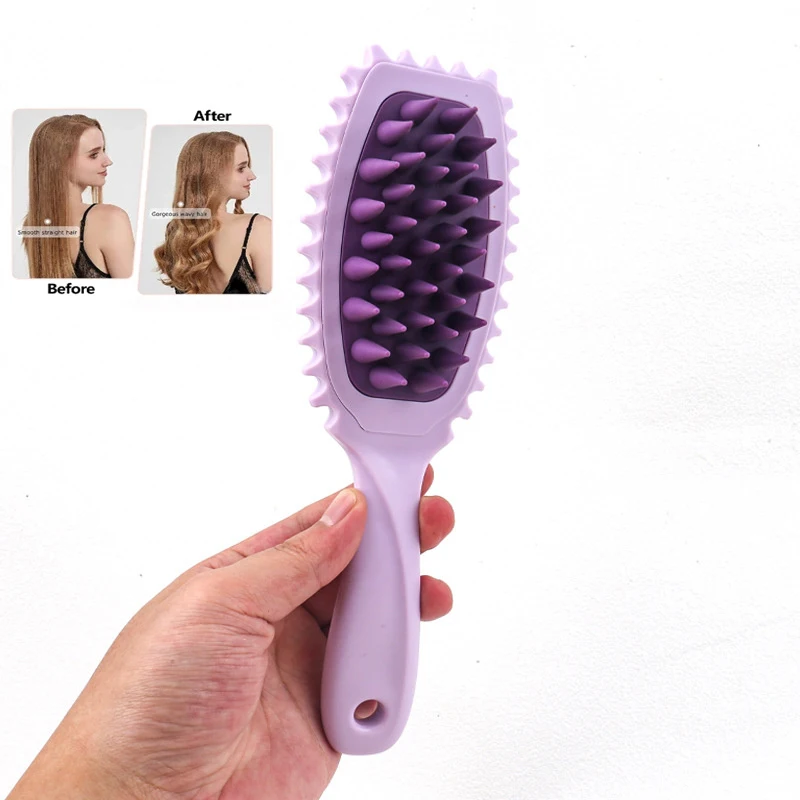 Brosses de coiffure pour boucler les cheveux, peigne de massage pour shampoing, outils de coiffure pour définir les boucles saillantes