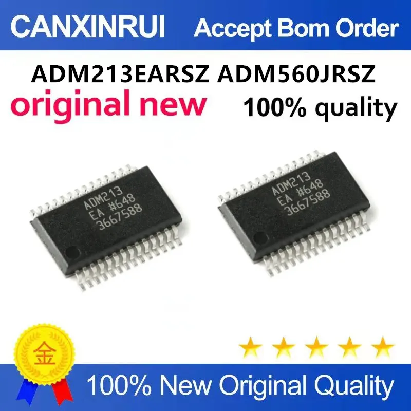 

Original New 100% quality ADM213 ADM213EA ADM213EARSZ SSOP28 ADM560 ADM560JRSZ Integrated circuit IC chip