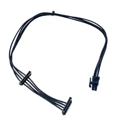 Mini 4Pin To 2port Right Angle SATA Hard Drive HDD Power Cable for Lenovo P500/P700/P510/P710/P720