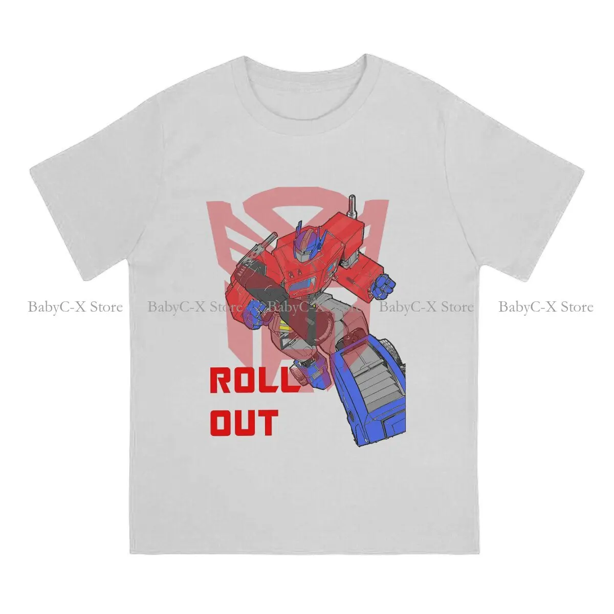 Trans Formers Car Robot Polyester TShirt for Men Roll Out Soft Leisure Tee T Shirt Novelty Trendy