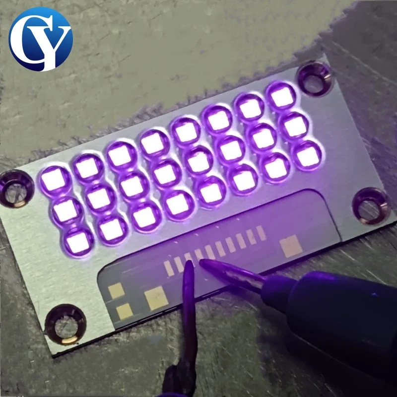 

70watts 72W COB UV LED Curing Lamp 3535 365nm 385mn 395nm 405nm Uv Printer Led Lamp For 3D Printing
