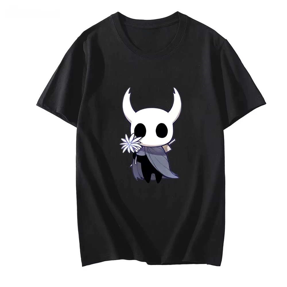 Hollow Knight 2025 New T-shirt Graphic Print Short Sleeve Tshirt Camisetas Soft Tops Cotton High Quality Cute Tee-shirt Cartoon