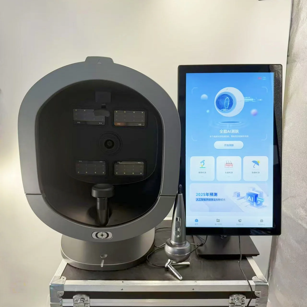 New X5 Skin Analyzer Scalp Detection Microscopic Detection 36 Million Industrial HD Camera 21.5-inch HD Screen 20 Languages