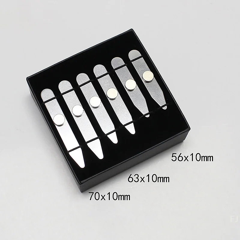 

[YU]3 Size Stainless Steel Collar Stays For Man Collar Support Business Men Gift Shirt Bone Stiffener Inserts Fixed