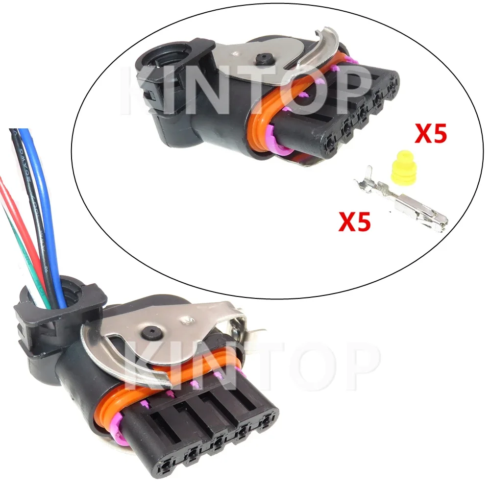 

1 Set 5 Pins AC Assembly Car Wiper Motor Socket For Great Wall Geely 18242000000 Generator Plug Waterproof Connector With Wires