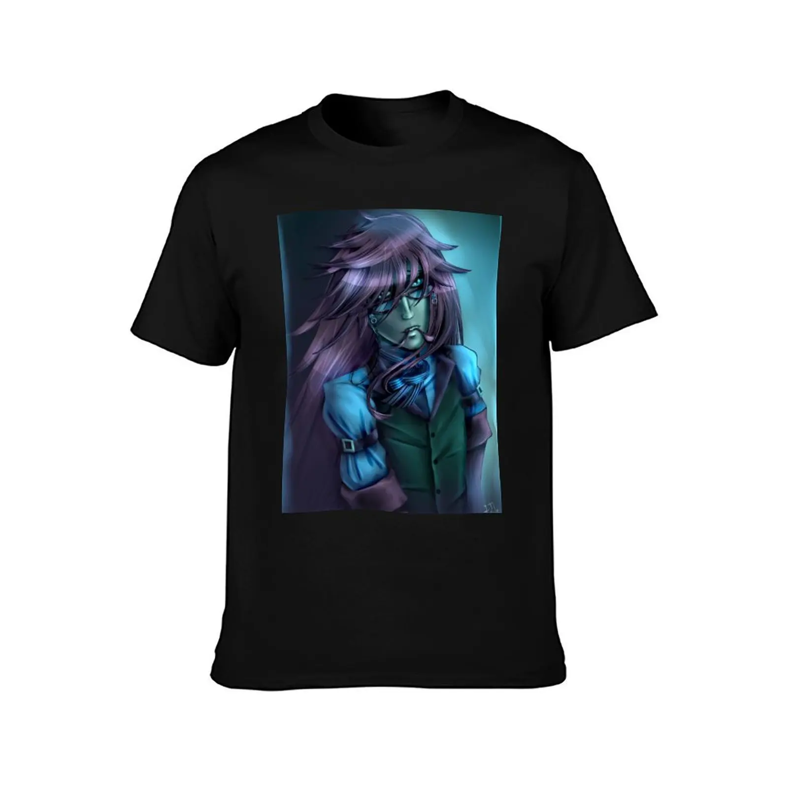 Night Time Grell T-Shirt cute tops vintage clothes customs baggy shirts cotton t shirt men