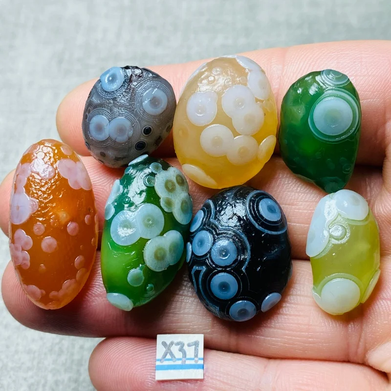 Natural Polychrome Gobi Agate Rock Specimen Energy Crystal Healing Chakra Reiki Stone Home Decor