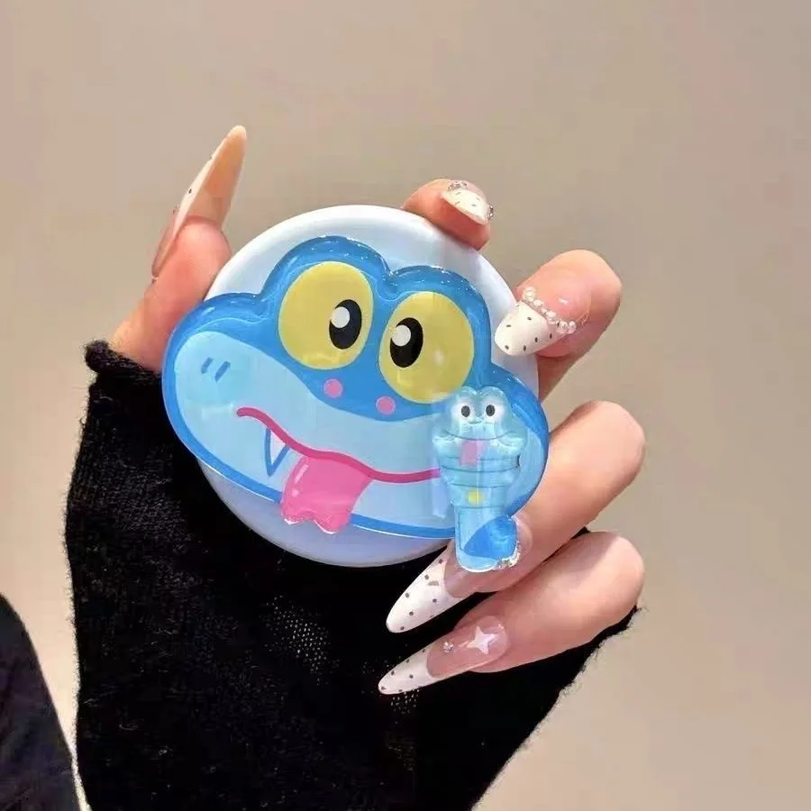 Магнитный держатель-подставка Crazy Zoo Gary 3D Cartoon MagSafe в виде забавной змеи для iPhone 17 16 Pro Max