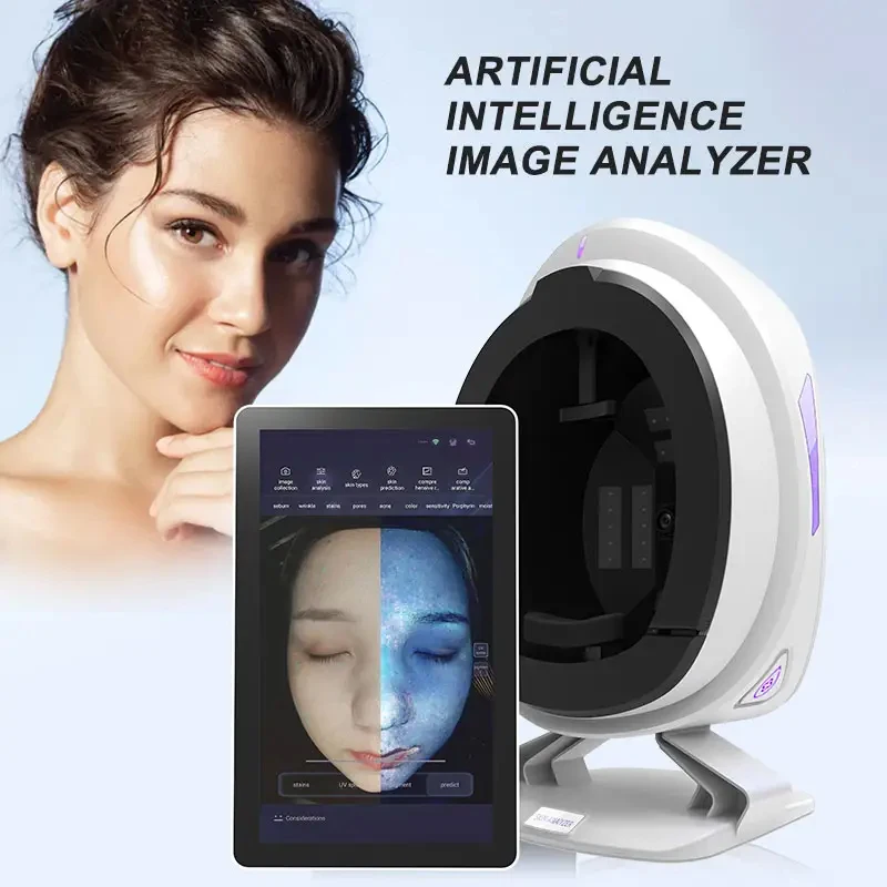 Ultra Clear Digital Bitmoji Facial Scanner SkinAnalysis 3D Digital Facial Skin Detection Scanning Analyzer Moisture Testing