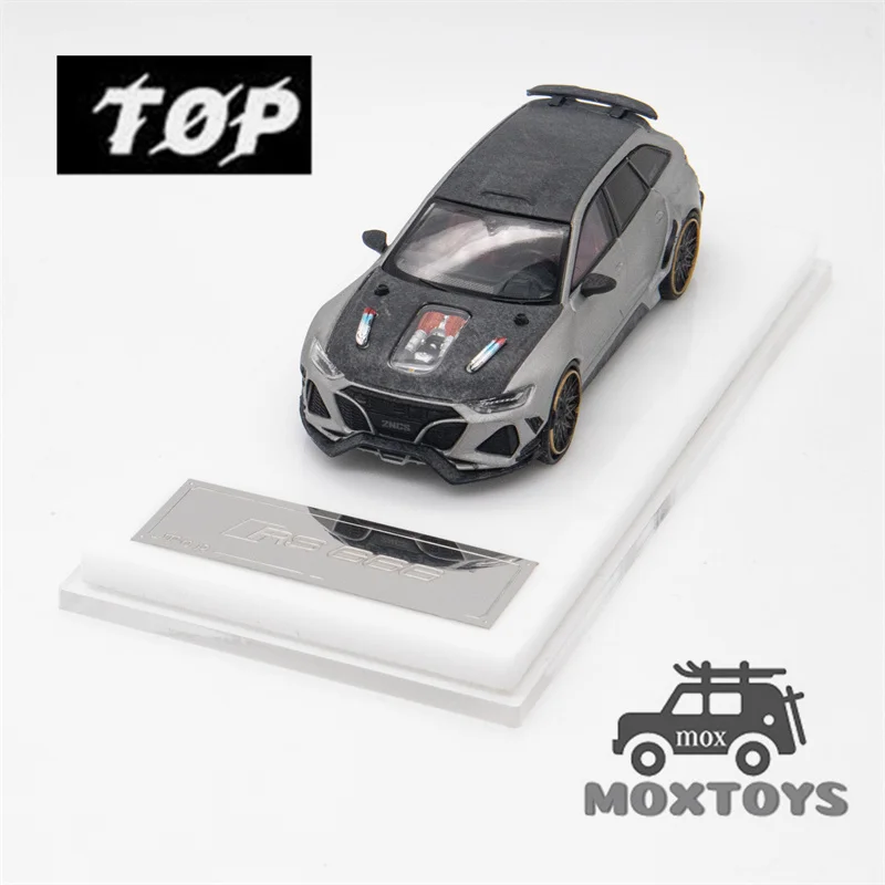 Top Models 1:64 RS5 666 Avant (C8) Silver Grey Diecast Model Car