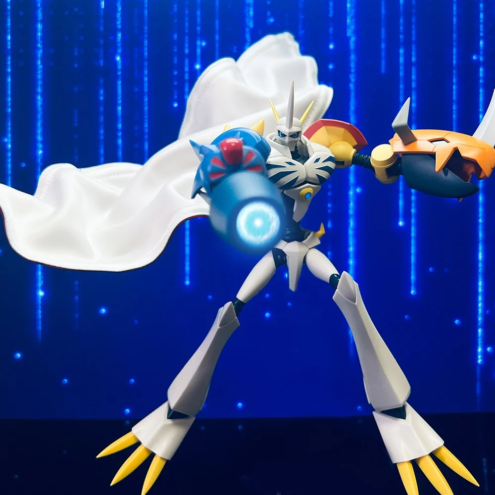 【عباءة فقط】shf 1/12 مقياس أنيمي شخصية Omegamon القماش عباءة كيب شال نموذج ل 6 "عمل الشكل ألعاب الدمى