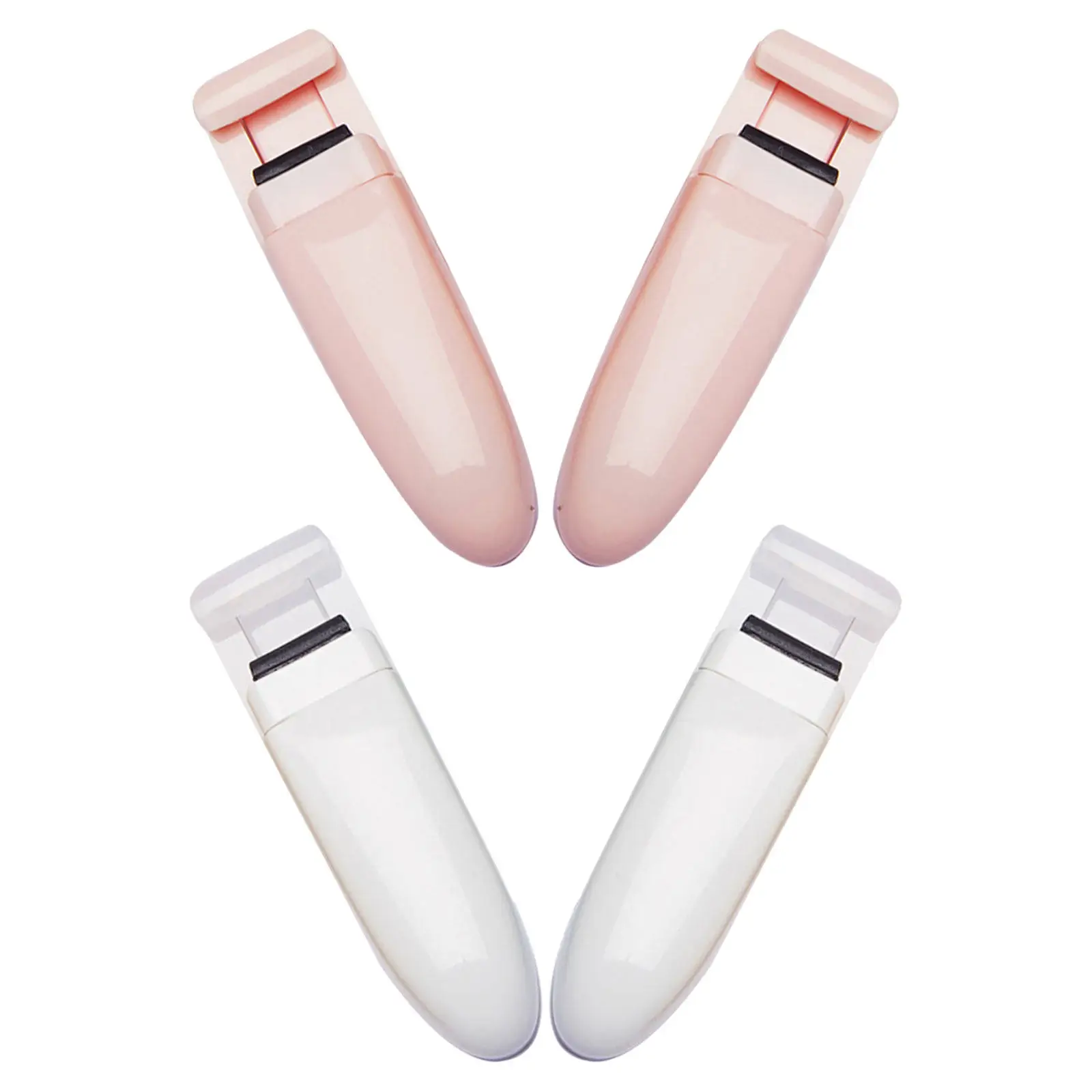 4Pcs Mini Eyelash Curler Precision Segmented Lash Curler Small Partial Corner Styling Tool Portable Makeup Accessory