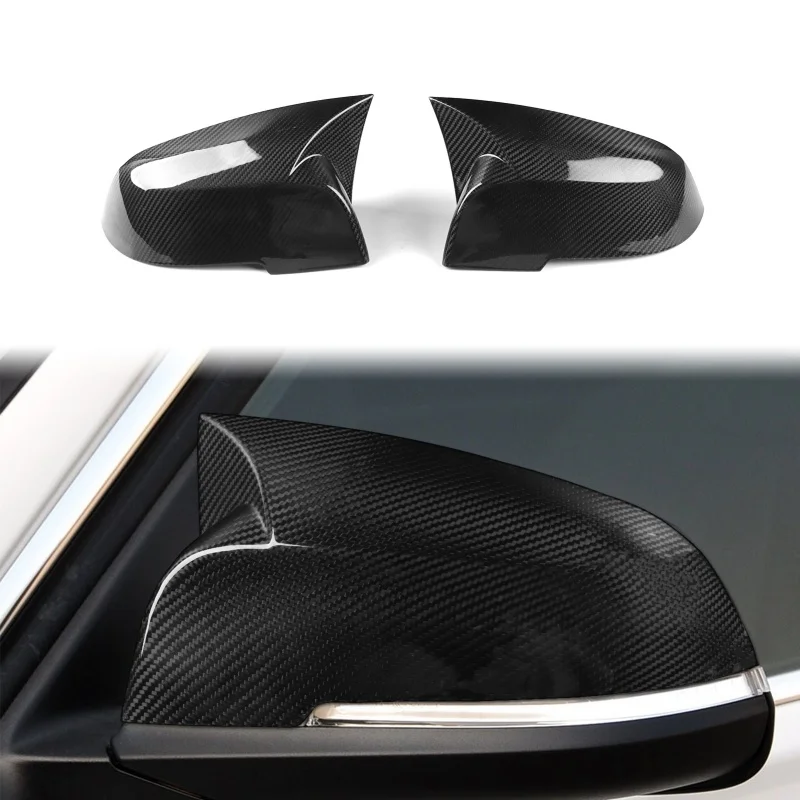 paste Style Carbon fiber Rearview mirror housing Shell cover For BMW 3 Series F30 2013-2019