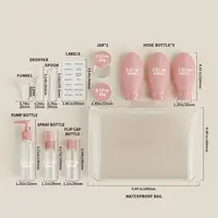 11pcs Travel Bottles Set With Storage Bag Travel Size Empty Liquid Cream Lotion Containers Fine Mist Spray Bottle Squeeze Tubes 6