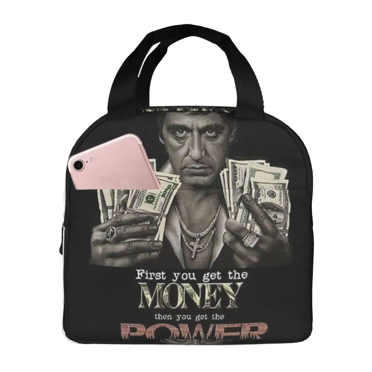 

Montana Always Tells The Truth Scarface Tony Montana Insulated Lunch Bag Cooler Thermal Food Box Tote Lunch Boxes Container