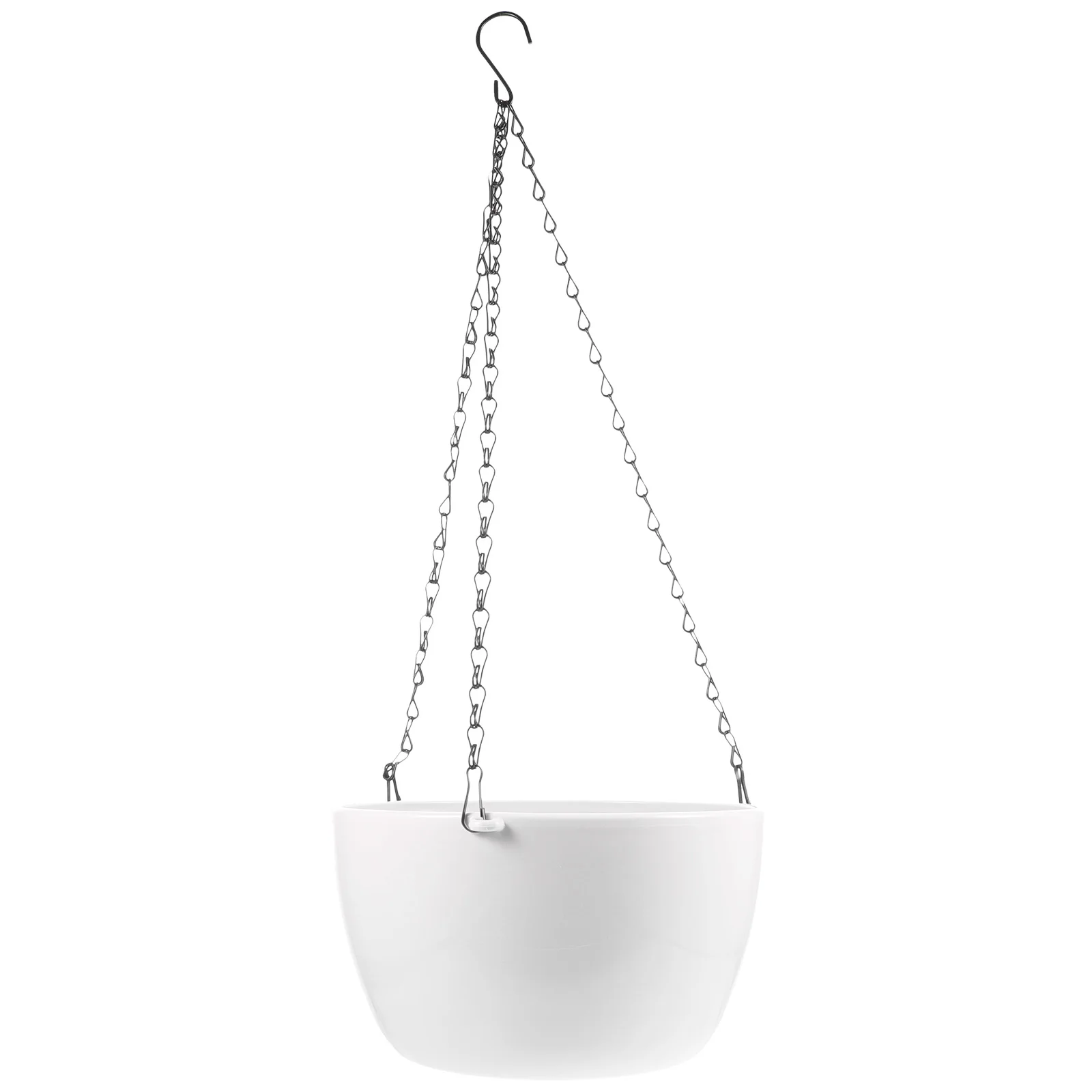 

Hanging Flower Pot Hydroponics White Vase Indoor Plants Decor Balcony Planters Space Saving Practical Display Easy