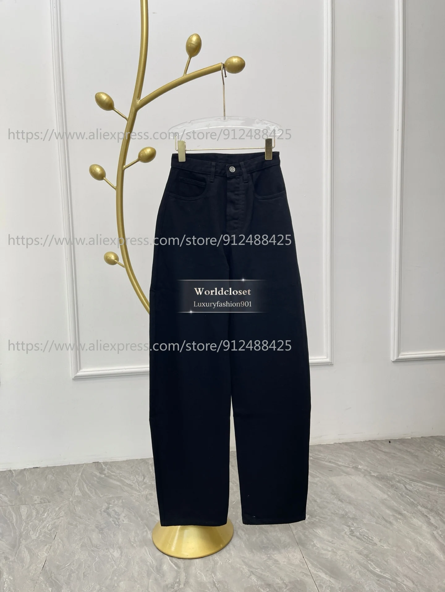 

Женские черные джинсовые брюки Machete из высококачественного хлопка