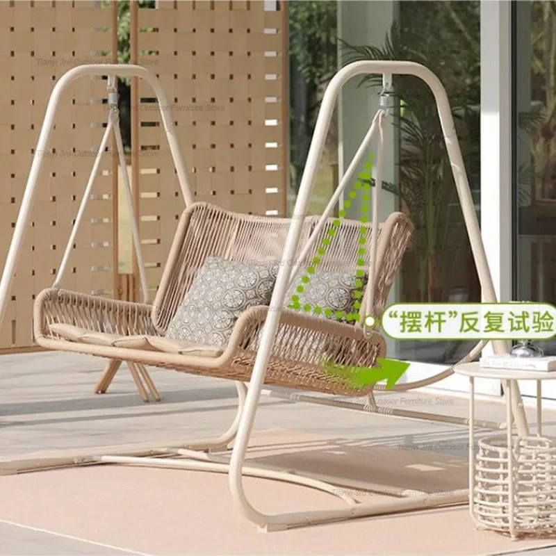 Relax Garden Patio Swings Rocking Luxury Suspended Sex Chair Patio Swings Shaking Street Outdoor Furniture Schaukel Draußen LLPS