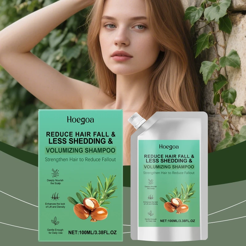 Plump Care Shampoo, Clean and Supple Hair Strands, Daily Gentle Hair Shine, Light and Fluffy Hair Care