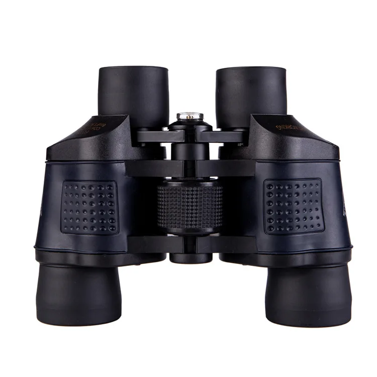 60X60 binoculars with coordinates, low light night vision, high-definition red film telescope