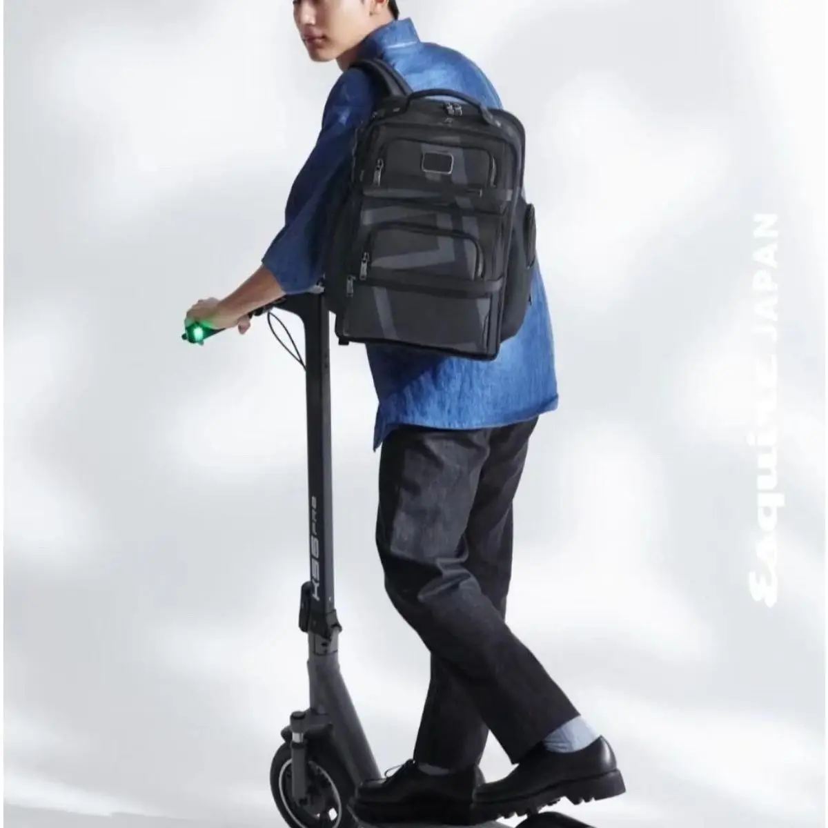 حقيبة ظهر للكمبيوتر للرجال من النايلون الباليستي 2603578D3 Alpha3 Series أنيقة مقاومة للماء للاستخدام اليومي #3