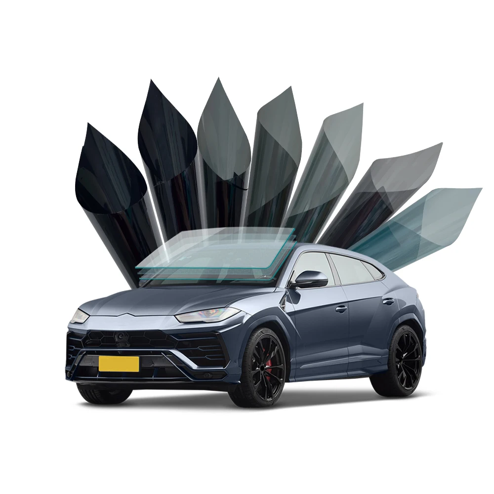 

Рулон пленки для окон автомобиля 5% тонировочная пленка для окон автомобиля 3 м Solrex Керамический оттенок
