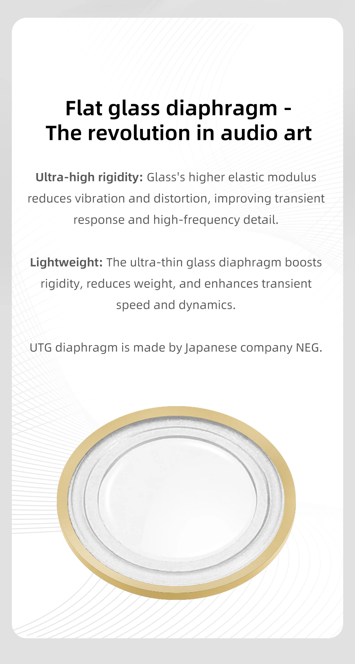 SIVGA Que UTG Flat Glass Diaphragm Dynamic Driver High-Fidelity In-Ear-Kopfhörer mit Kabel, grünes Sandelholz, mit abnehmbarem Kabel – Detail 4