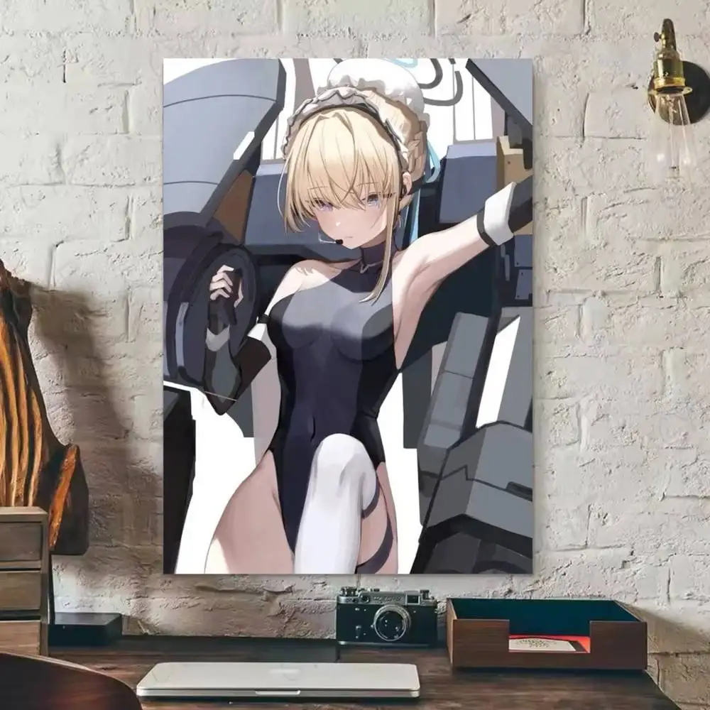 Toki Asuma Blue archive   Poster Waterproof HD Art Wall Decal Self-Adhesive Print