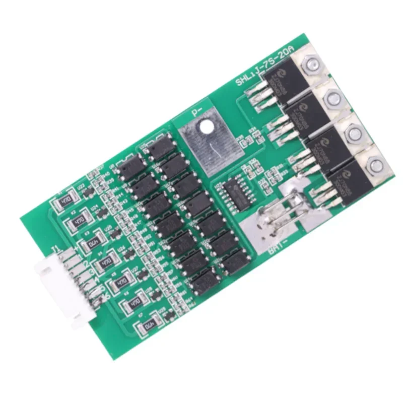 Placa de protección de batería de iones de litio 18650, equilibrador de batería de 24V, 20a, protección automática para Módulo de placa arduino, Bms 7S, 1 piezas