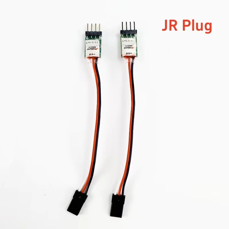 1-5PCS 3CH LED Lamp JR Plug Controller Module Light Switch Panel System Turn On/Off For RC Car Vehicle Fixed Wing Aircraft Part