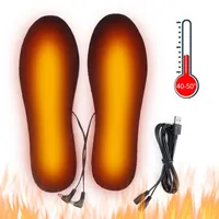 USB Heated Shoe Insoles Feet Warm Sock Pad Mat Electrically Heating Insoles Washable Warm Thermal Insoles Unisex