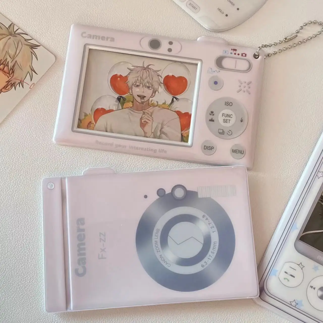 Tempat Kartu Foto Kpop 3 inci, Pelindung Kartu Foto Album Idol, Pelindung Kartu ID untuk Pelajar