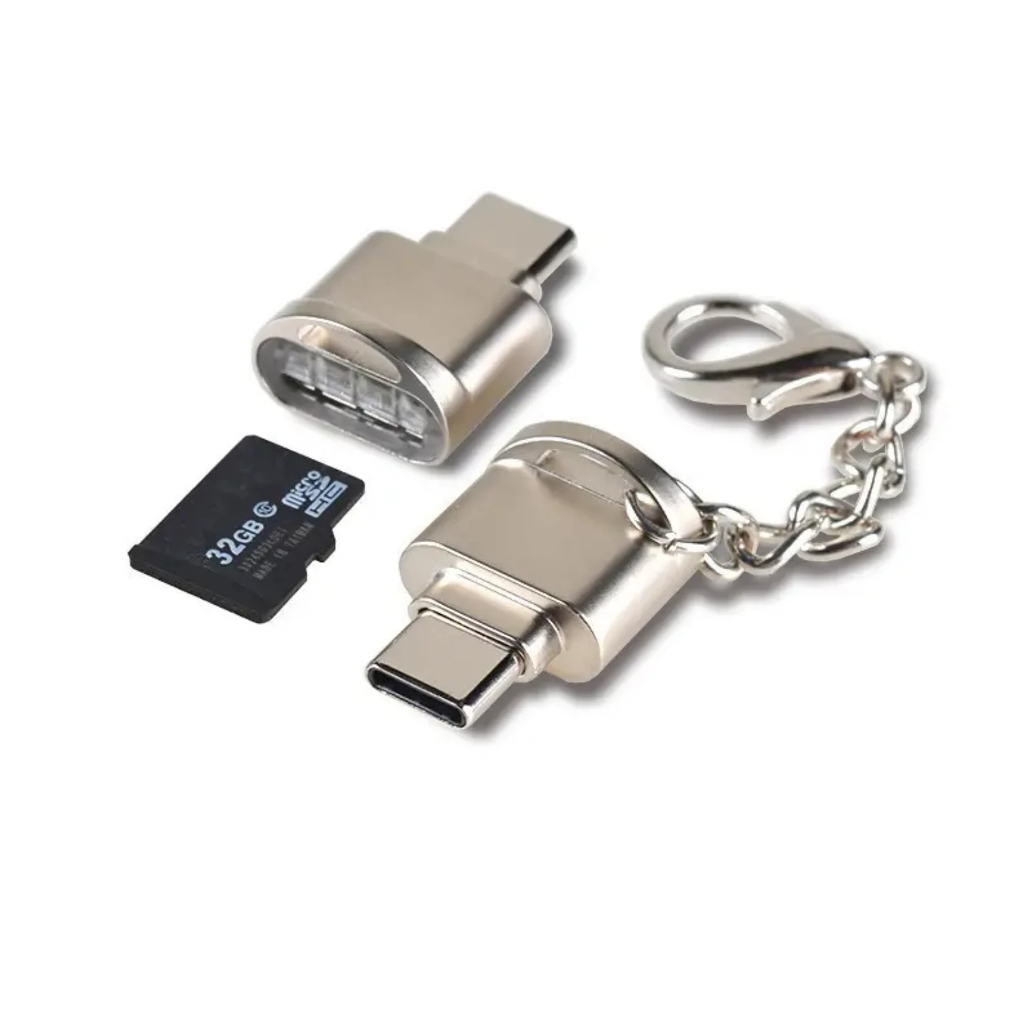 Portable Type-C Micro SD TF Adapter for Android Phones Tablets PC MacBook Pro Air Surface Book Go Nintendo Switch Samsung Galaxy