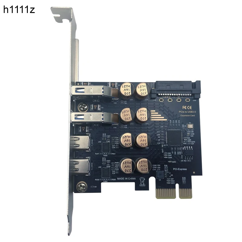 

NEW Type C USB 3.2 Gen1 5Gb PCIE Card Riser Adapter PCI Express Board 2x USB A Port + 2x Type-C Port USB3.2 PCI-E Expansion Card