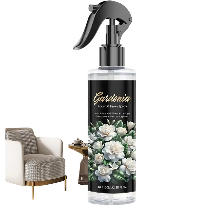 

Room Spray Air Freshener 100ml Long-Lasting Fragrance Gardenia Odor Eliminator Home Kitchen Cleaning Supplies Multi-functional