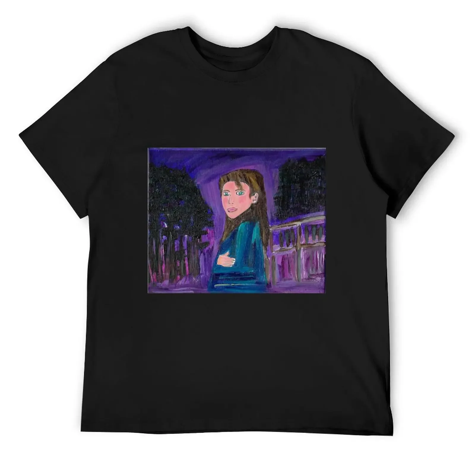 

Girl with green eyes T-Shirt summer tops Funny t-shirt fashion shirts Anime t-shirt men t shirts
