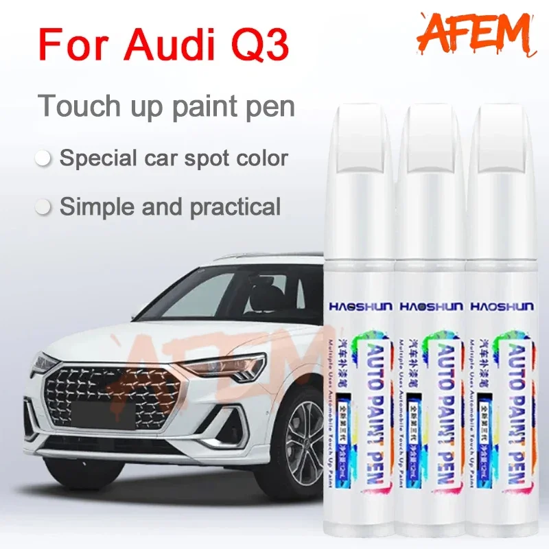 For Audi Q3 Car Paint Surface Repair Paint Pen Glacier white Audi Q3 Increase Glossiness Varnish Scratch Removal Repair Tool