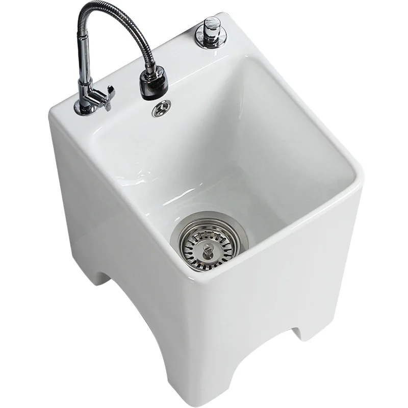 

Mini small ceramic wash mop pool household