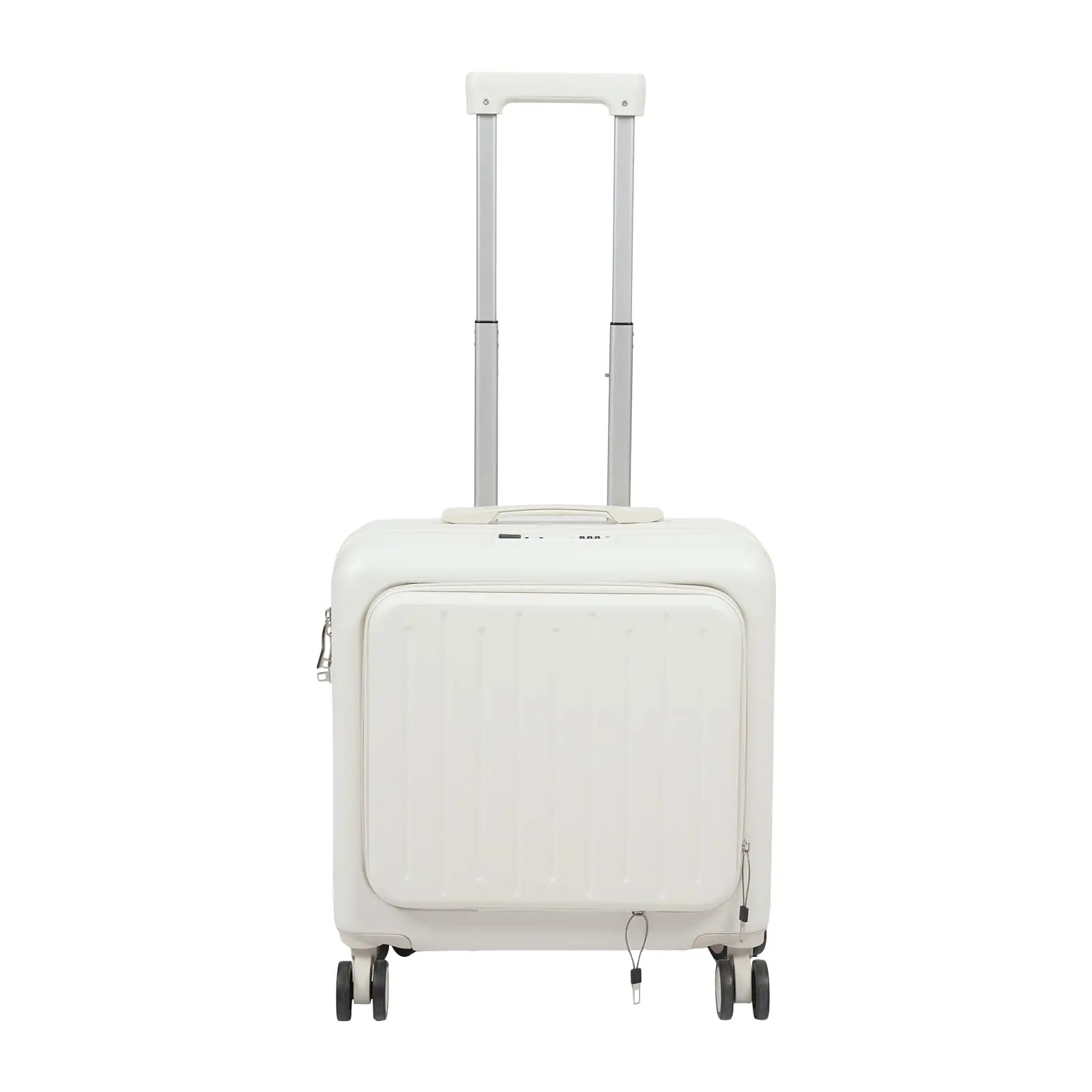 

Underseat Carry-On Luggage with Wheels, 16-Inch Small Suitcases with USB Port & Password Lock & 180 ° Openable Front Compartment for
