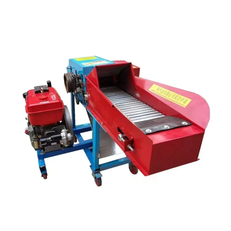

Agriculture Grass Crusher Chaff Straw Hay Cutter Animal Feed Material Cutting Corn Grain Grinding Crushing Milling Machinery