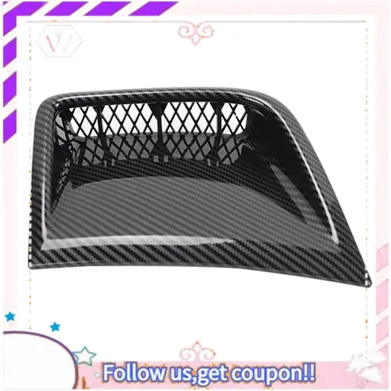 

Easy To Use For Subaru STI WRX GRB Wagon 10Th 2008-2014 Engine Hood Fender Outlet Cover Front Bumper Air Vent Trim