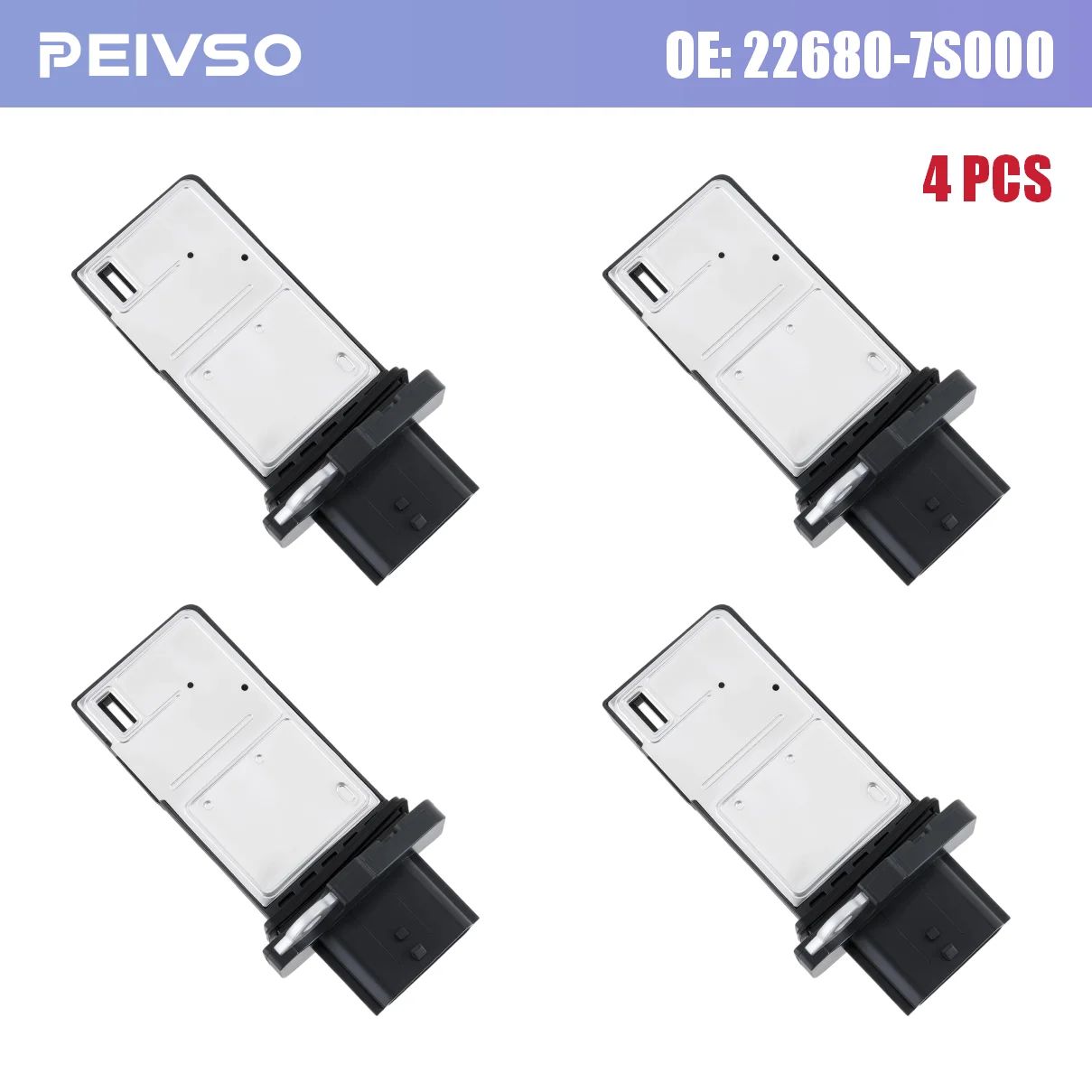 1/4pcs For NISSAN MASS AIR FLOW METER SENSOR MAF Factory 22680-7S000 AFH70M-38